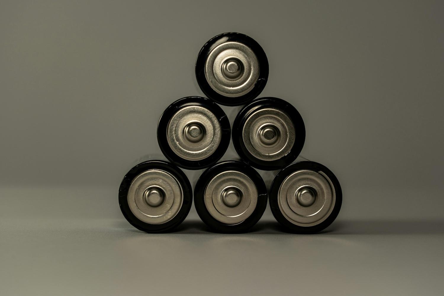A stack of batteries — sodium-ion batteries